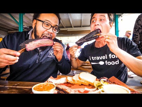 GIANT BEEF RIBS and Brisket – AMERICAN FOOD BBQ at Small Omit BBQ in Phoenix, AZ!
