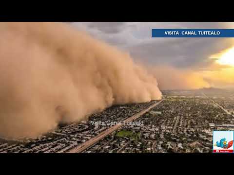 Captan imágenes de tormenta de enviornment gigante en Phoenix Arizona