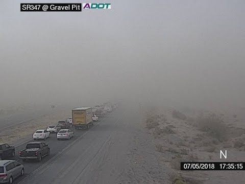 Substantial Mud Storm in Phoenix, Arizona August 2018