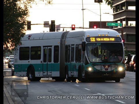 PHOENIX ARIZONA VALLEY METRO BUS VIDEO COMPILATION IN HD