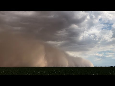 Haboob, Micro-Burst and Crepuscular Rays in Phoenix, AZ – 7/10/2018