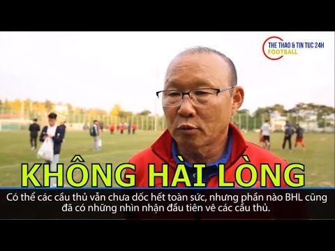 HLV Park Hold Seo không hài lòng ĐT Việt Nam sau trận thua Incheon United trước AFF Cup 2018