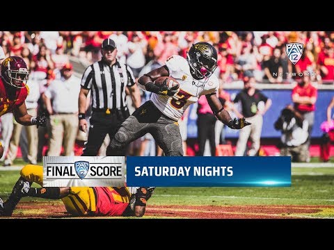 Highlights: Manny Wilkins, Eno Benjamin and N’Keal Harry lead Arizona Say football over USC