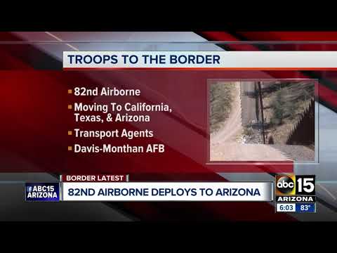 82nd Airborne unit deploying to Arizona, Mexico border