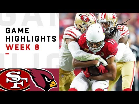 49ers vs. Cardinals Week 8 Highlights | NFL 2018