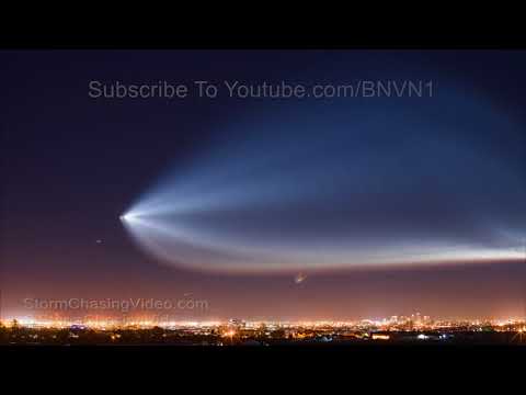 Space X Launch Time-Lapse over Phoenix, AZ – 12/22/2017